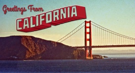 Kalifornien Postkarten