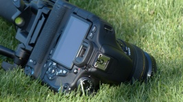 Kamera v trávě