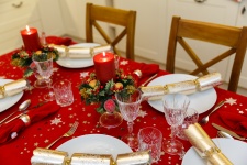 Mesa de la cena de Navidad