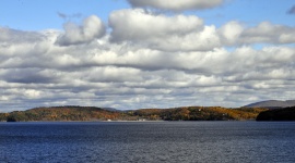 Clouds over Autumn Lake
