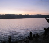 Dawn on lake kivu