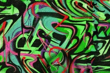 Green Graffiti Achtergrond