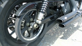Harley Davidson Rear Wheel Exhaust