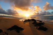 Hawaii-Sonnenuntergang-