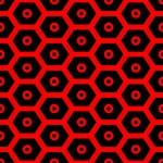 Red bee hive texture