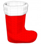 Santa roten Socken