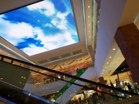 Centrum handlowe wnętrza Sufit TV