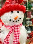 Om de zăpadă de Crăciun decorare