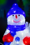 Snowman outdoor light