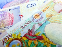 UK Sterling bankjegyek