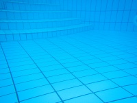 Underwater pool stairs