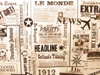 Vintage Noviny Tisk