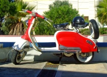 Weinlese Vespa Scooter