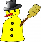 Yellow snowman II