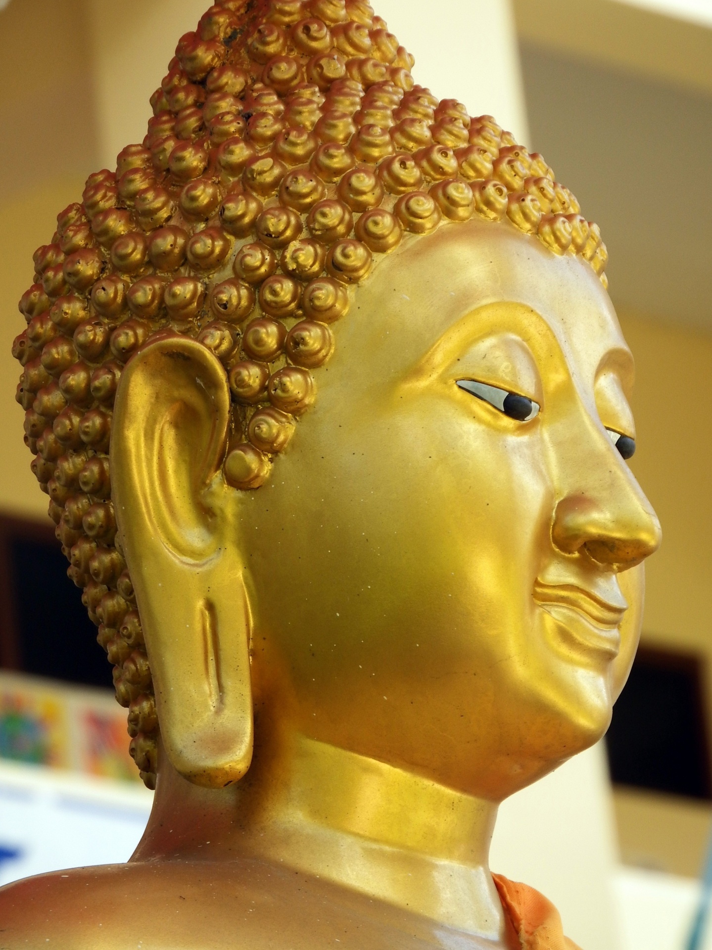 Golden Buddha Face Free Stock Photo Public Domain Pictures