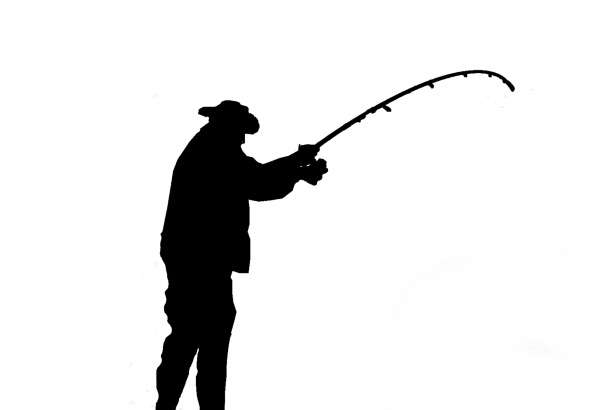 Angler Silhouette Free Stock Photo - Public Domain Pictures