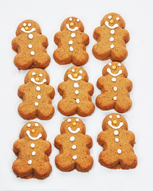 Rows Of Gingerbread Cookies Free Stock Photo - Public Domain Pictures