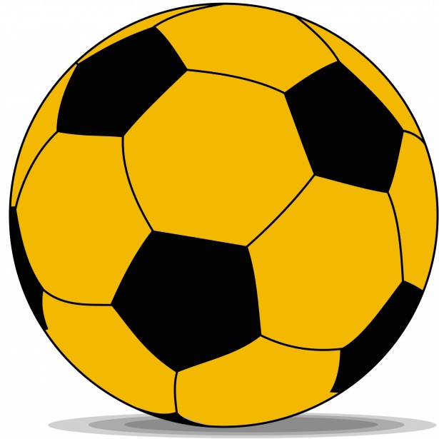 Bola de futebol Amarelo Foto stock gratuita - Public Domain Pictures