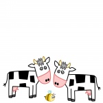 2 cows n bee