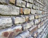 Brick Wall Side View