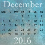 Grudzień 2016 Kalendarz