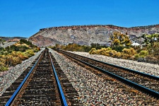 Desert Rails And Road