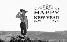 Un An Nou fericit Cowboy