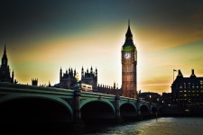 London parlamentet och Big Ben