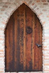 Porta de madeira velha