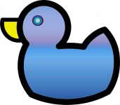 Outlined duck