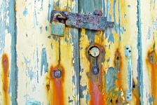 ラスティロック＆古いドア