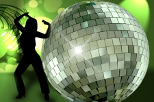 Danseur boule disco