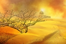 Tempel in der Wüste