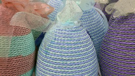 Textured Easter Eggs - blue