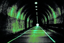 Tunnel Background - green
