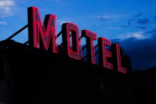 Vintage Motel Neon Sign