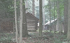 Woodland Cabins Foto Sketch