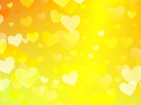 Corações amarelos