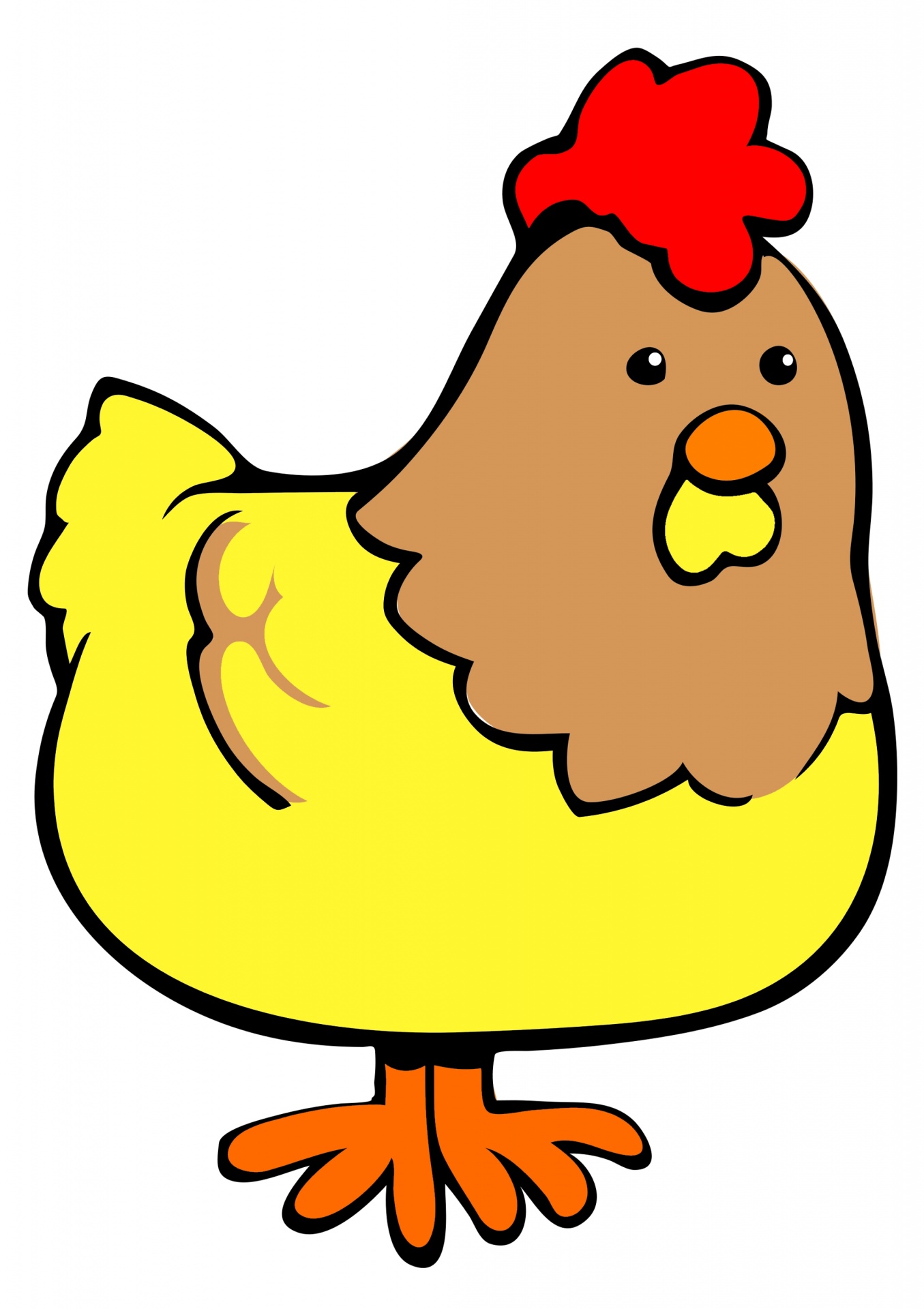 鶏の漫画 無料画像 - Public Domain Pictures