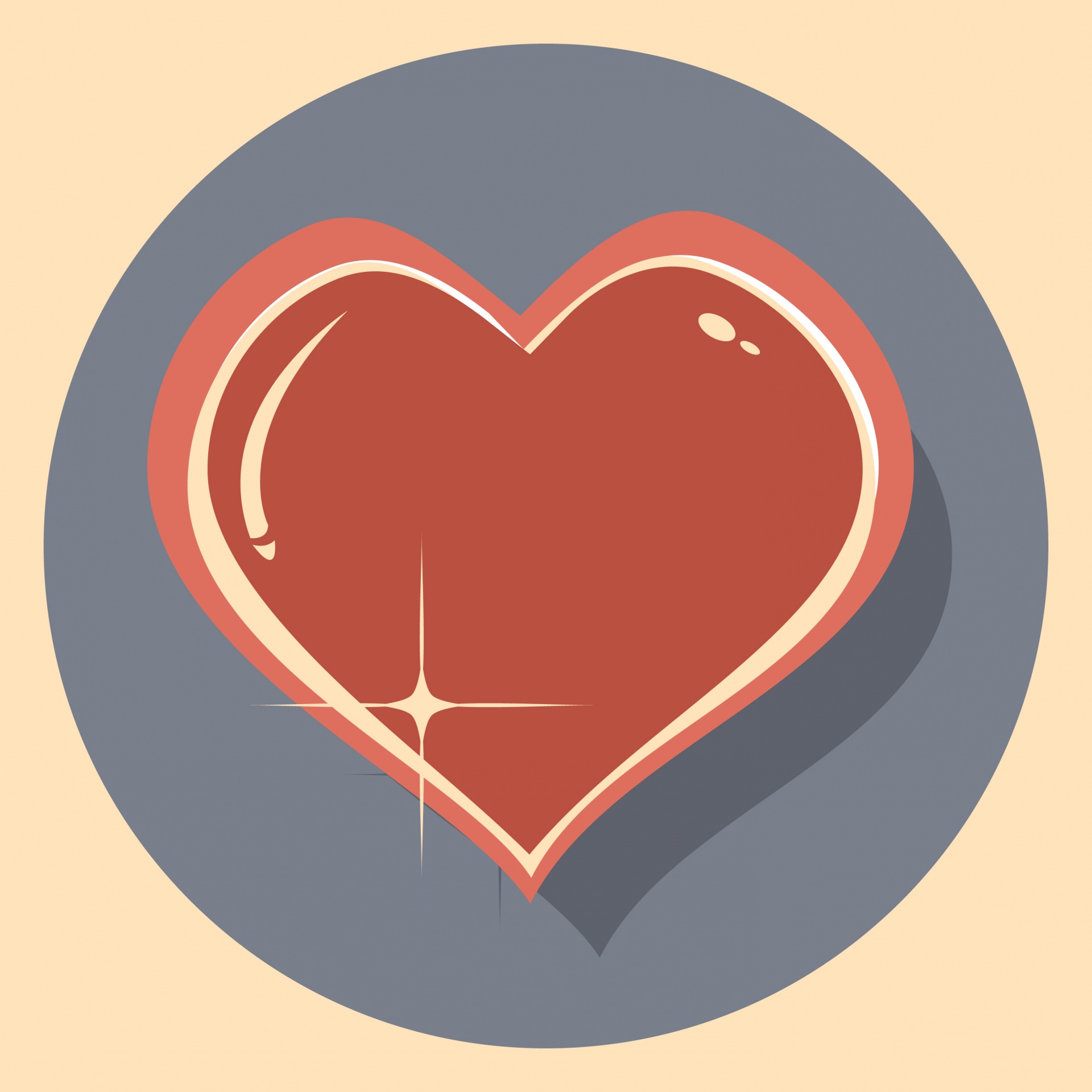 Red heart icon - Free red heart icons