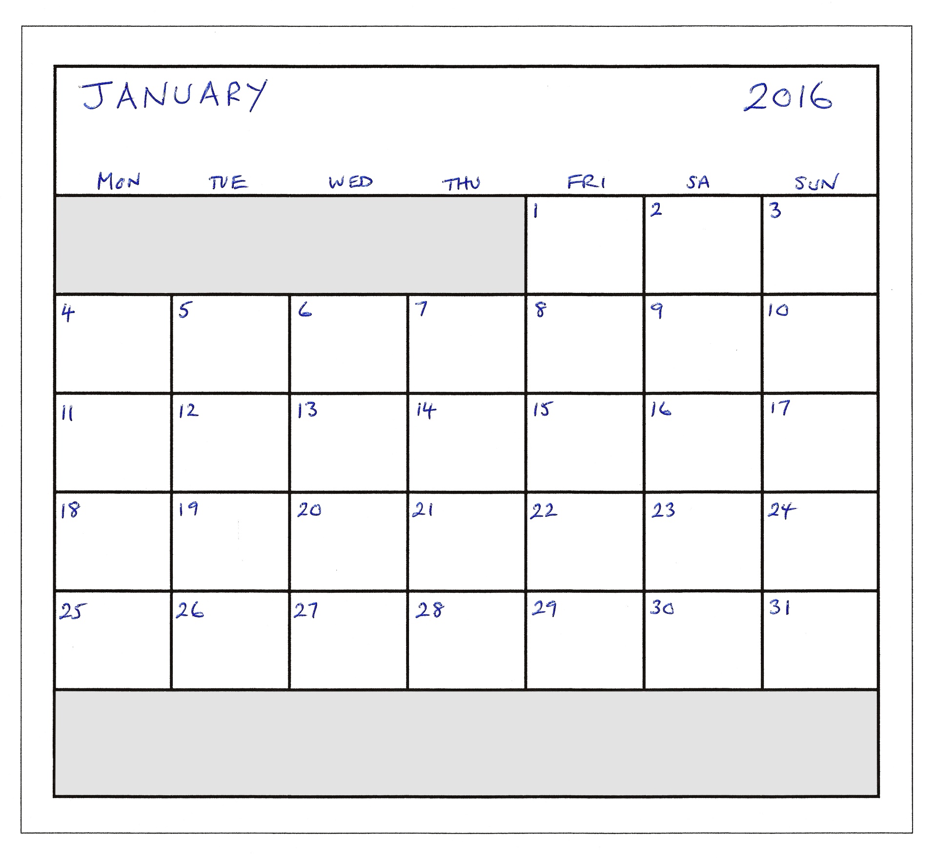 january-2016-planner-free-stock-photo-public-domain-pictures