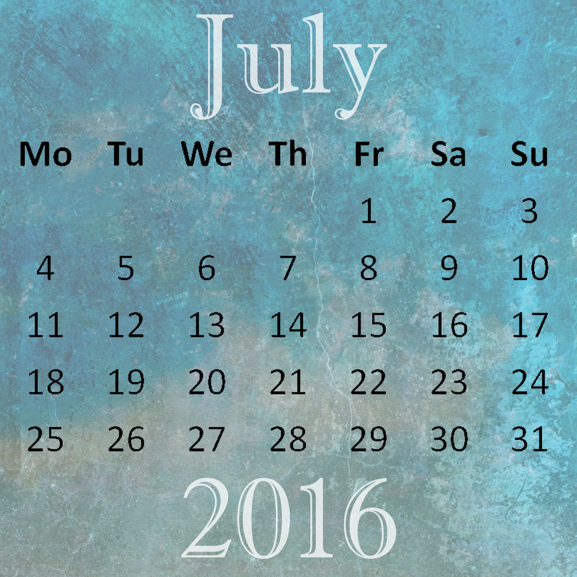 july-2016-calendar-free-stock-photo-public-domain-pictures