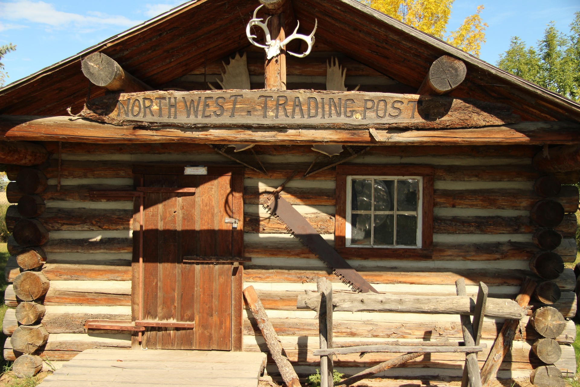 Log Cabin Trading Post Free Stock Photo - Public Domain Pictures