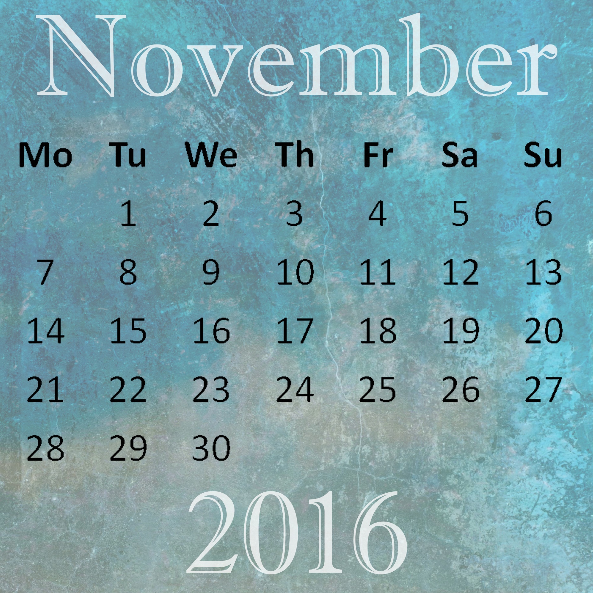 november-2016-calendar-free-stock-photo-public-domain-pictures