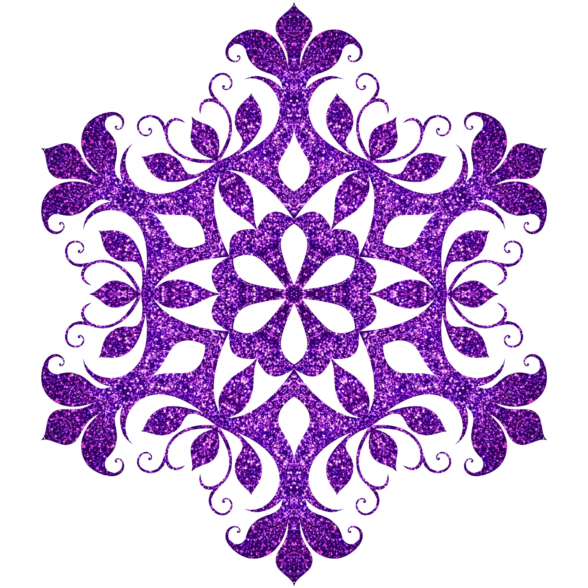 Violet Snowflake Free Stock Photo - Public Domain Pictures