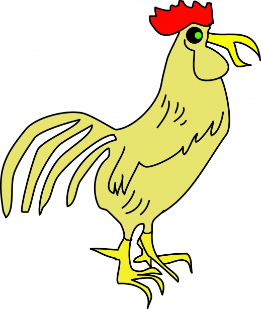 Cartoon Rooster Free Stock Photo - Public Domain Pictures