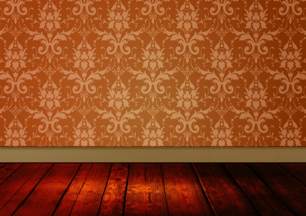 Vintage Room Damask Wallpaper Free Stock Photo - Public Domain Pictures