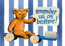 Bedtime enfants brosse à dents signe pel