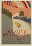 Bobslei Run Vintage Poster