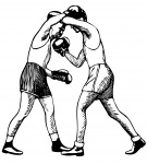 Ilustração de boxe Clipe